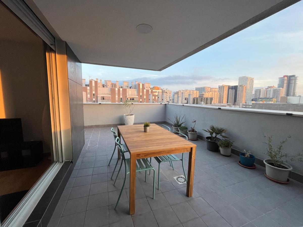 Beach & Culture Barcelona Port Forum Penthouse Apartment Sant Adrià de Besòs Eksteriør billede