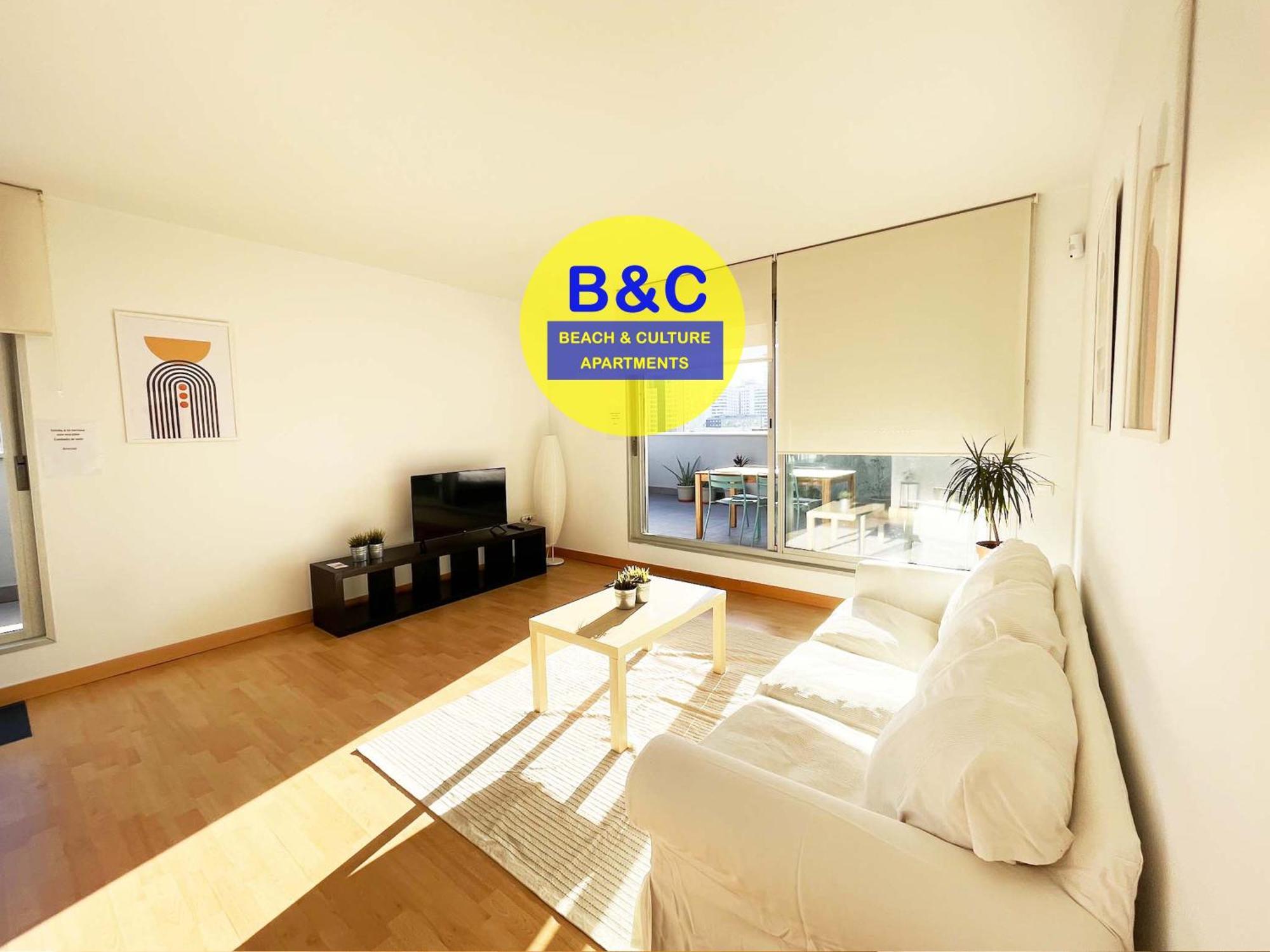 Beach & Culture Barcelona Port Forum Penthouse Apartment Sant Adrià de Besòs Eksteriør billede